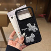Embroidered Dog Phone Case
